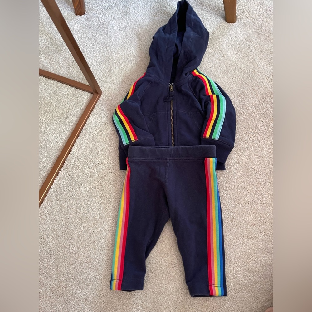 Primary Matching Rainbow Track Suit 🌈
